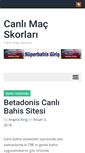 Mobile Screenshot of canlimacskorlari.com